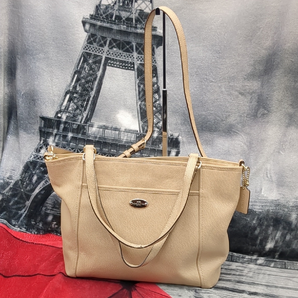 Coach Pocket Tote Crossgain Leather Style F34497